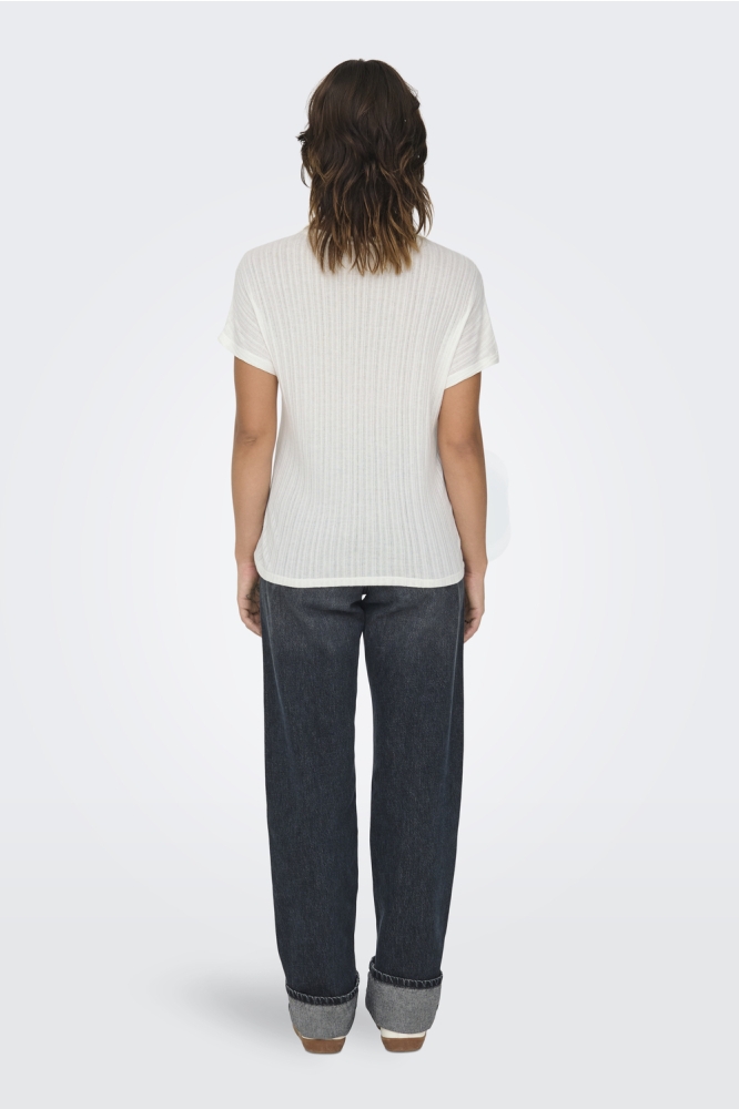 ONLIRINA S/S O-NECK TOP JRS NOOS 15349079 CLOUD DANCER